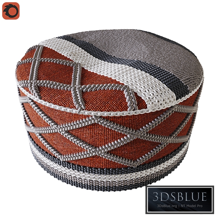 Pouf Gwenda La forma