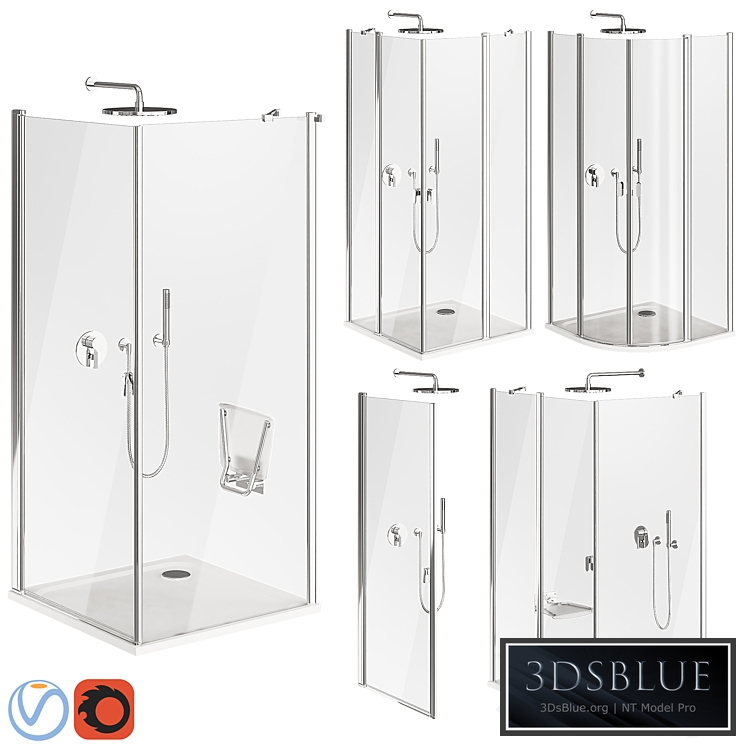 Ravak Chrome Shower Cabin