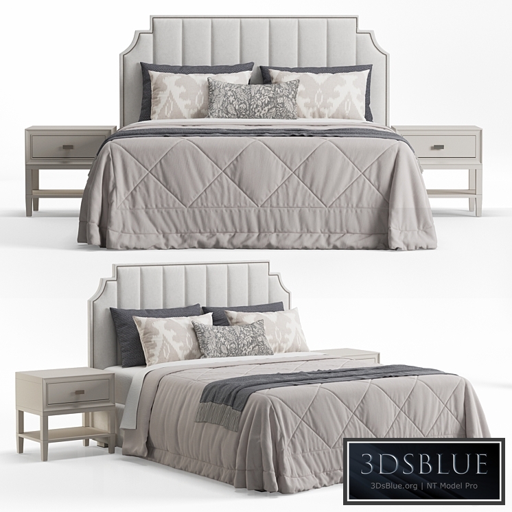 Princeton Step Rectangular Upholstered Bed
