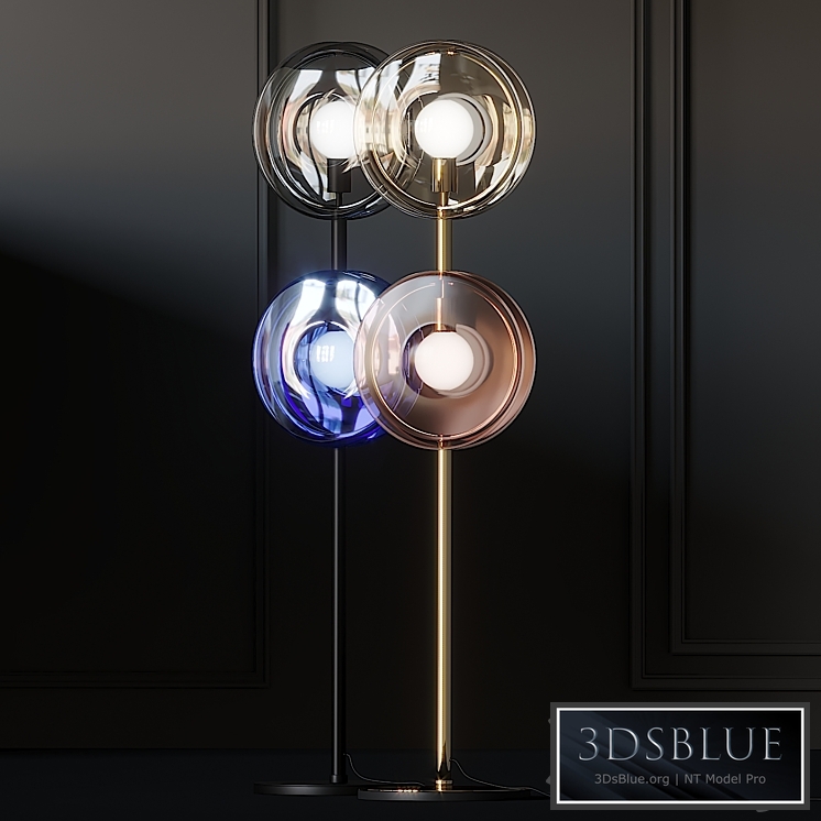 BOMMA ORBITAL Crystal Floor lamps