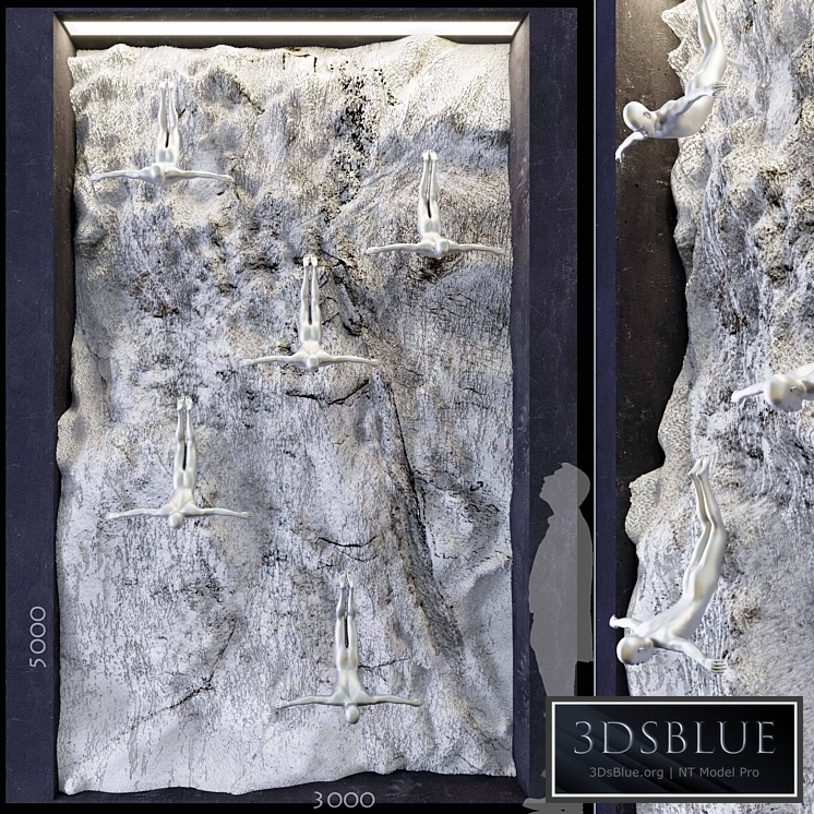 ROCK & Sculpture _ Decorative wall 1