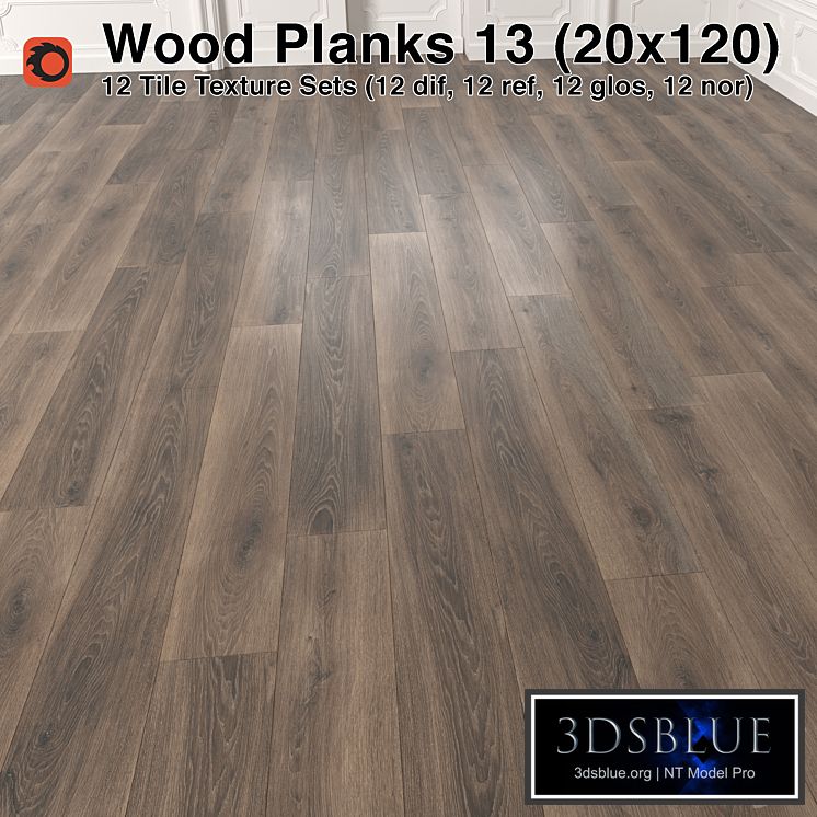 Plank Wood Floor - 13 (20x120)