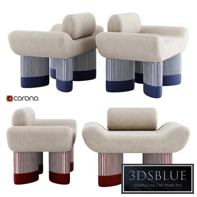 Smile Chair by Giancarlo Valle