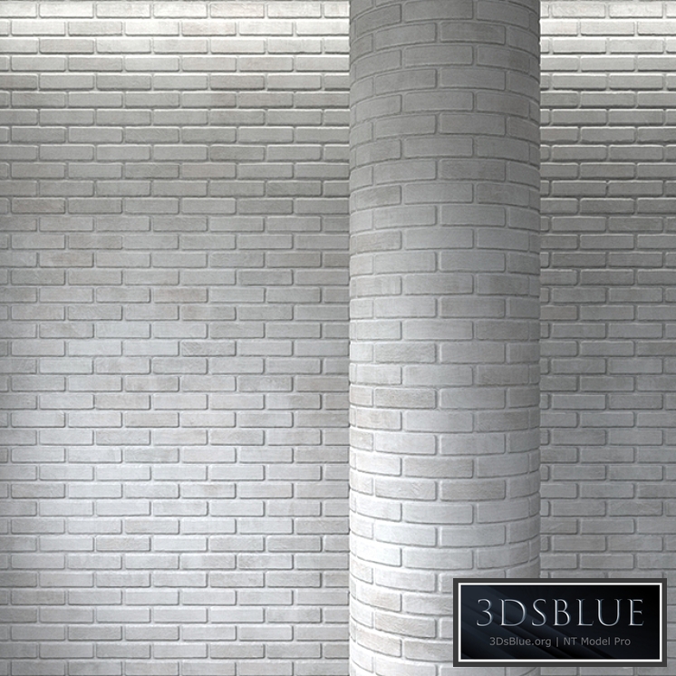 Brick white masonry01 