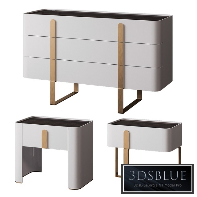 Chest and drawers EDEN by Capital Collections