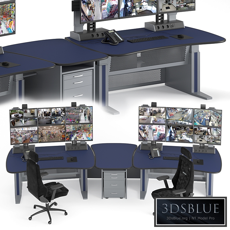 Vertiv Knurr Ergocon dispatch desk and console