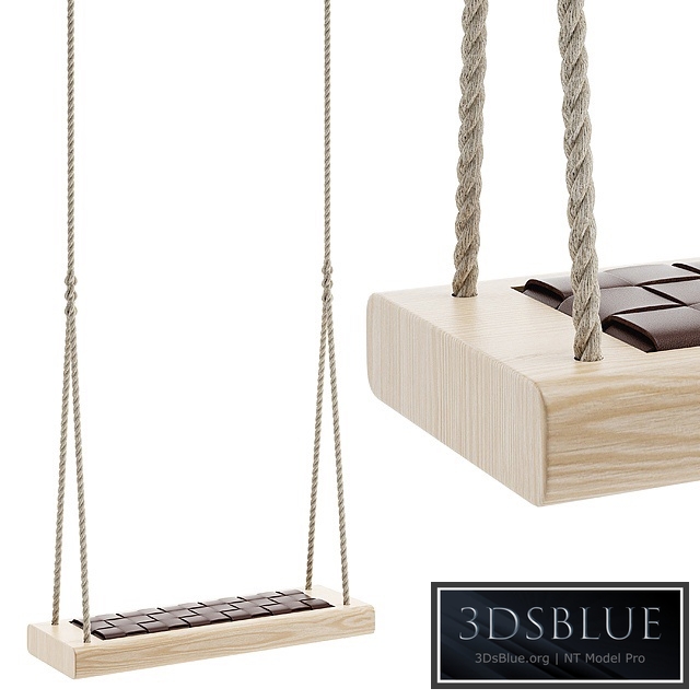 Indoor rope swing hanging chair