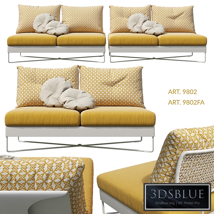 ROBERTI CORAL REEF Sofa 9802 and 9802FA