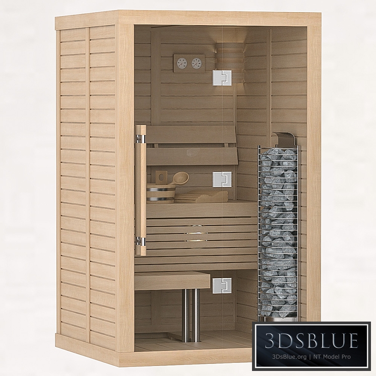 Finnish sauna Sawo Glass Front