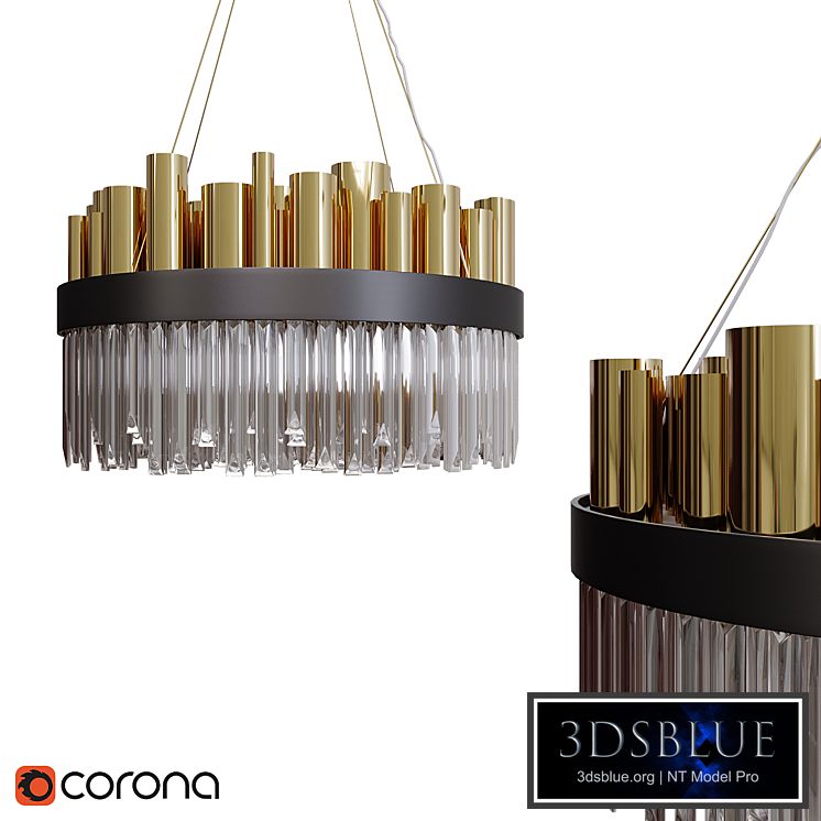 Luxurious Stainless Steel Nordic Chandelier