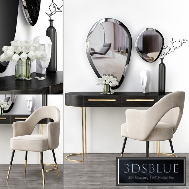 Espelho Bisotado - Toilet table (low poly)