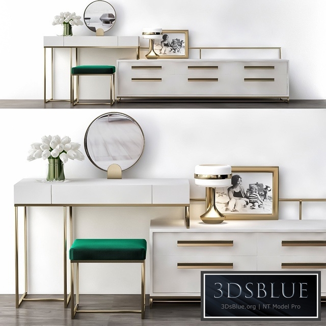 Toilet table - Turri (low poly)