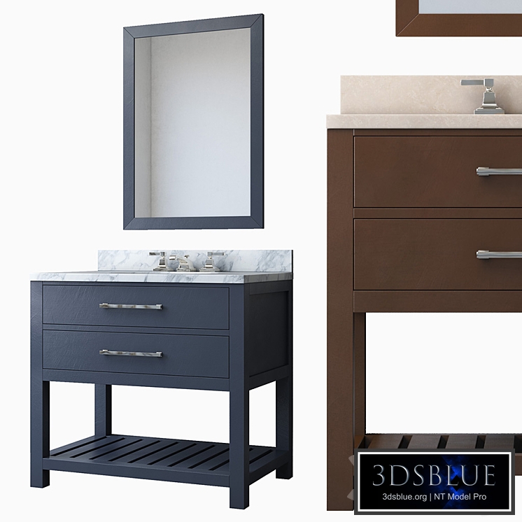 HUTTON 2-DRAWER SINGLE WASHSTAND