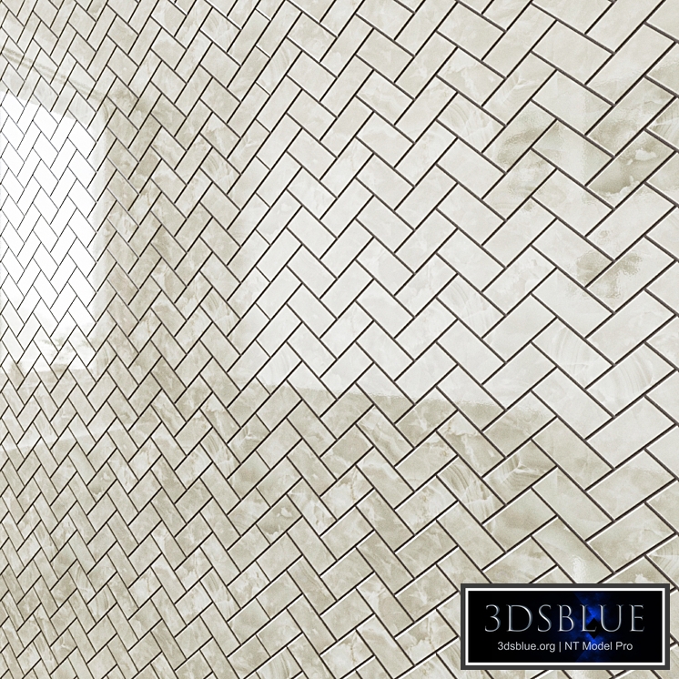 ATLAS CONCORDE RUSSIA SUPERNOVA ONYX Herringbone Mosaic