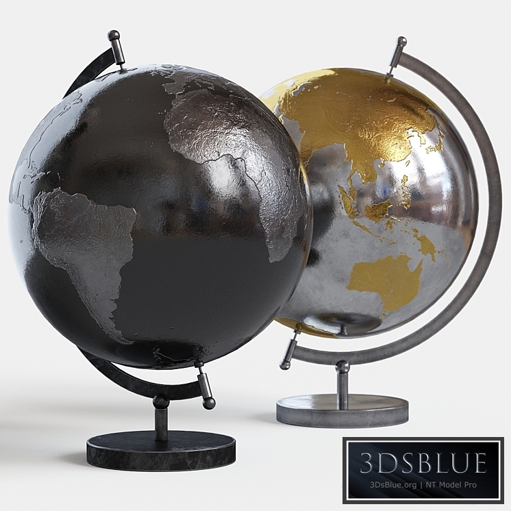 Metal globe