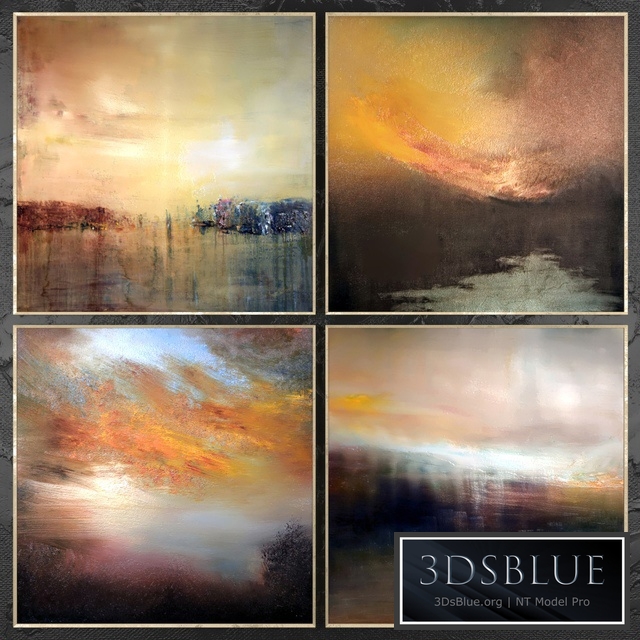 Paintings abstract | set 435