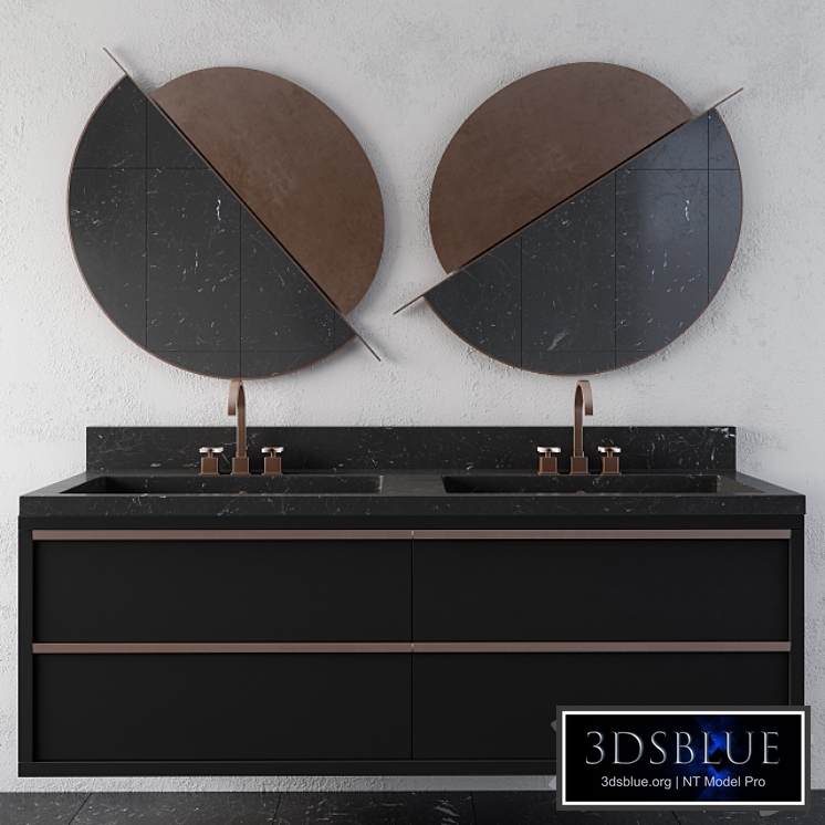 black Modern Bathroom Furniture