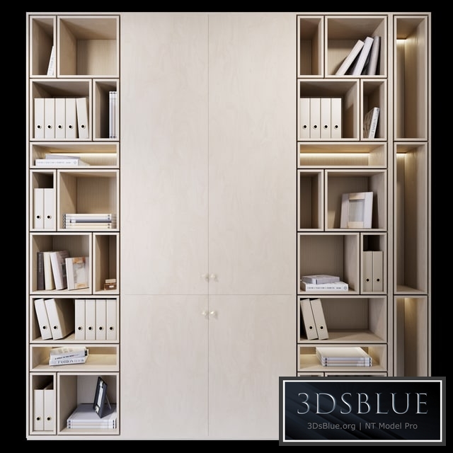 Wardrobe _ plywood black and pink