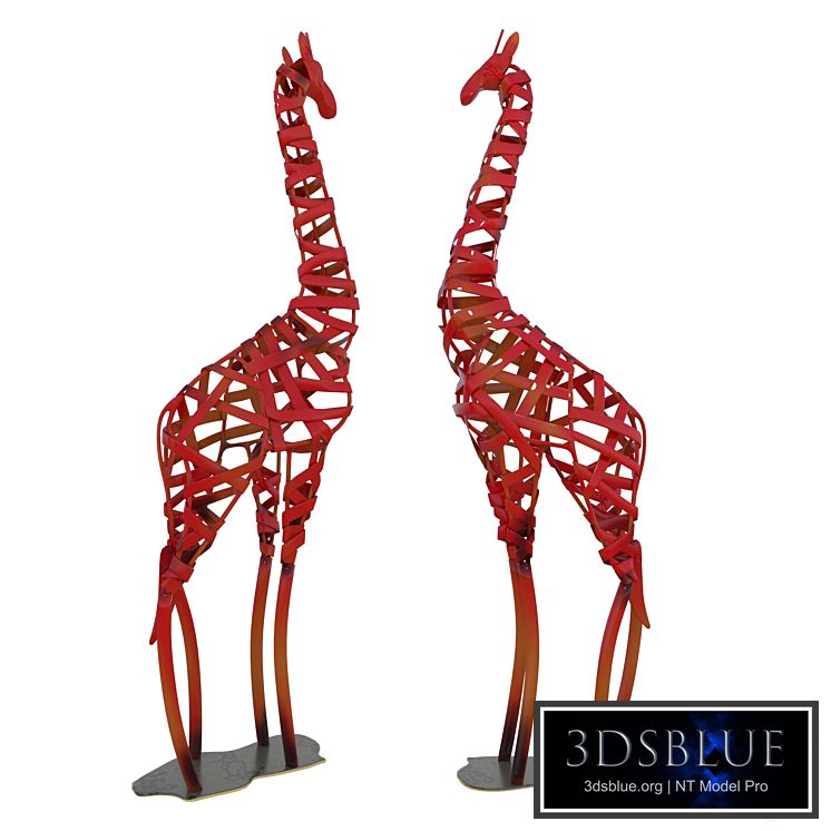 Decorative figurine giraffe
