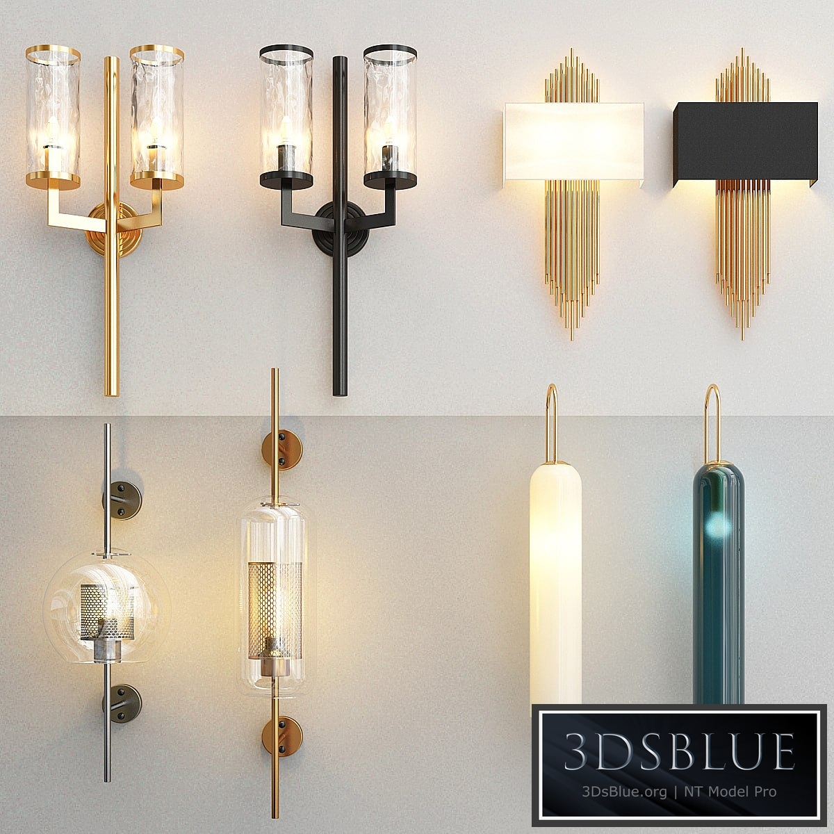 Wall lamp collection