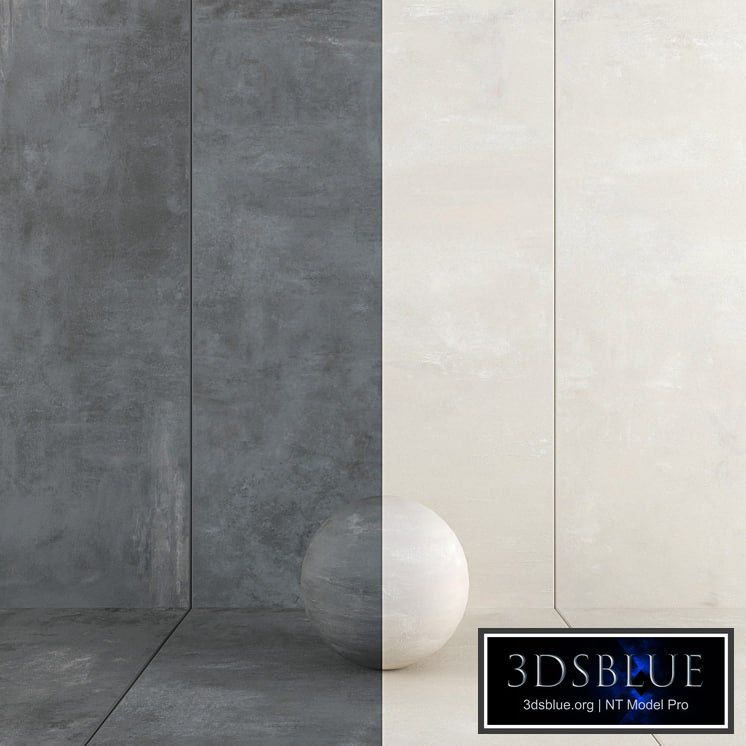 Wall Tiles 346 Smoke + White