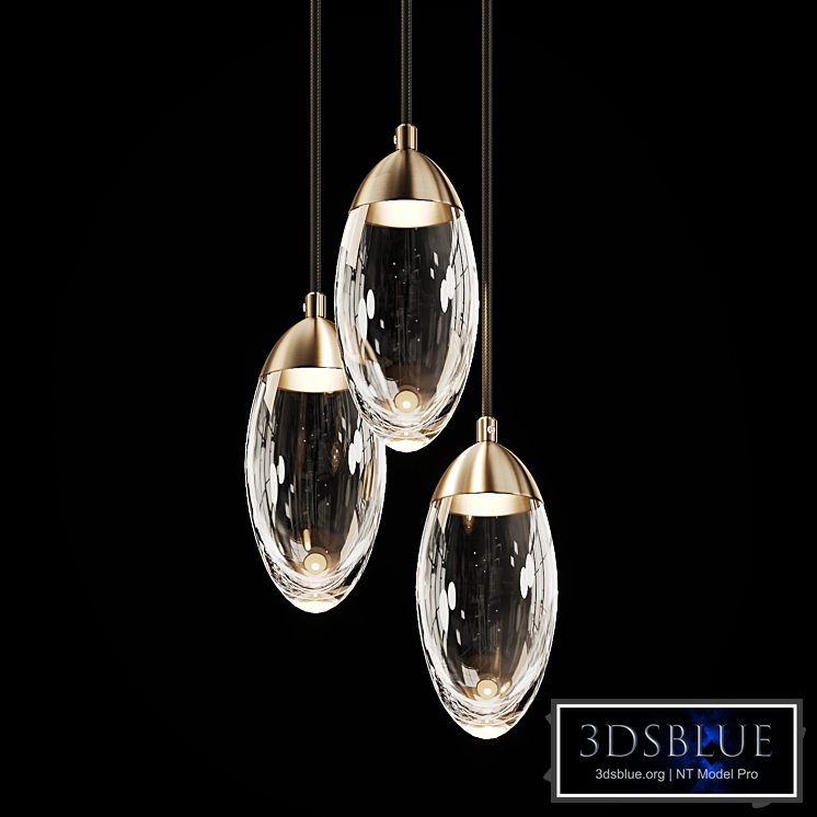 Glass LED Pendant Light FIERA