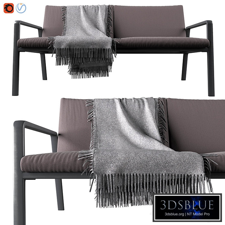 Park life 2-Seater Sofa By Jasper Morrison