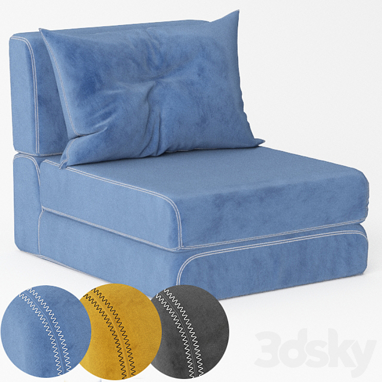 Pouf bed Arty I La Forma (ex Julia Grup)