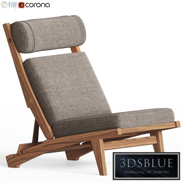 Low Lounge Chair by Hans J. Wegner