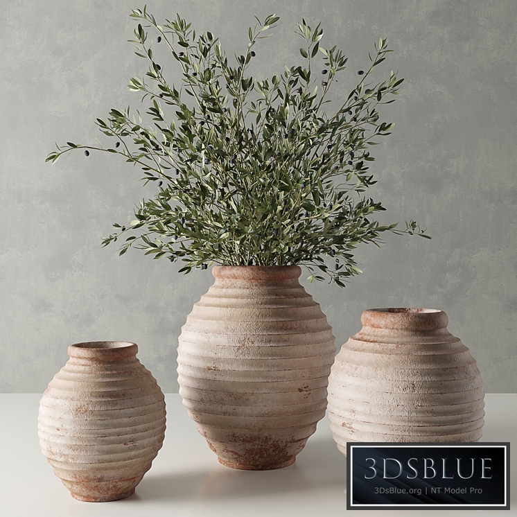 RH 19 th c. terra-cotta olive jar