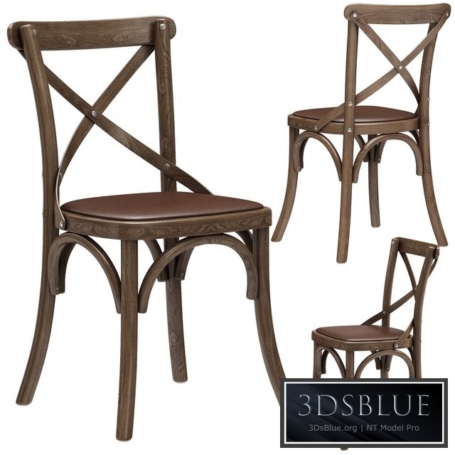 Restoration Hardware Madeleine Leather Side Chair