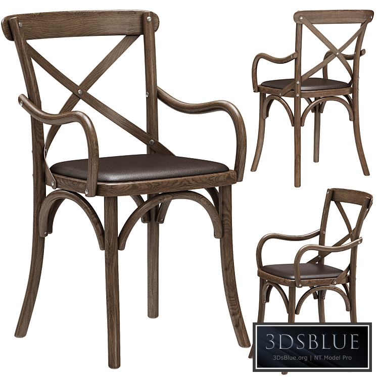 Restoration Hardware Madeleine Leather Armchair
