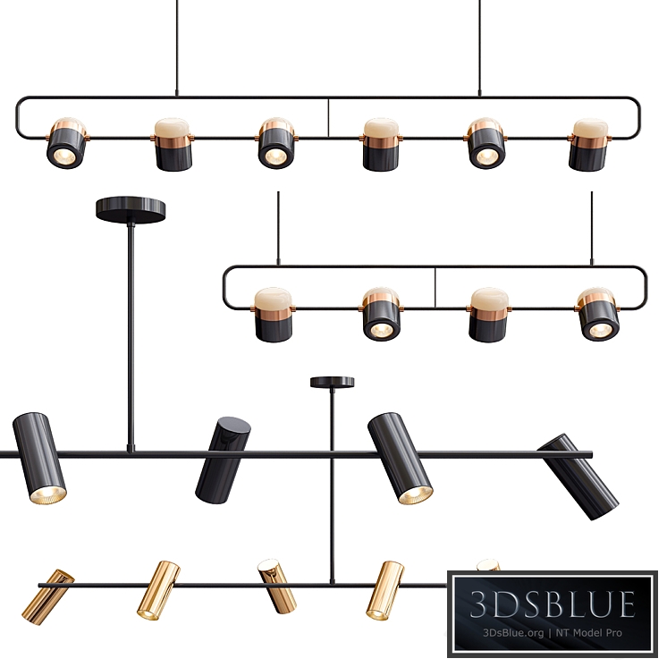 Obie Diner & Ling PL6 Linear Suspension Light