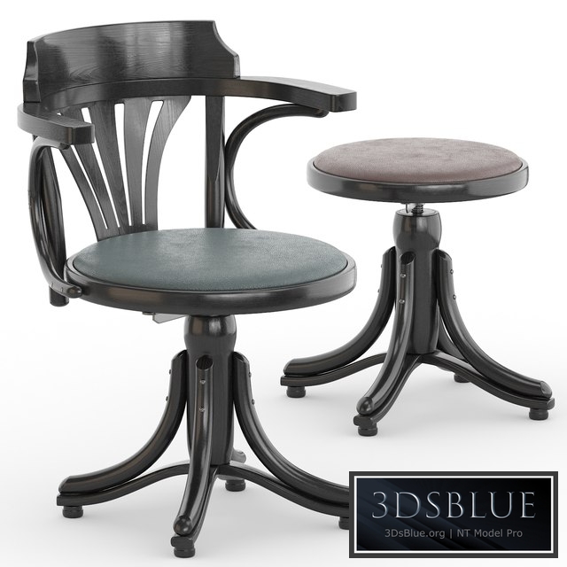 revolving armchair kontor 523_stool piano