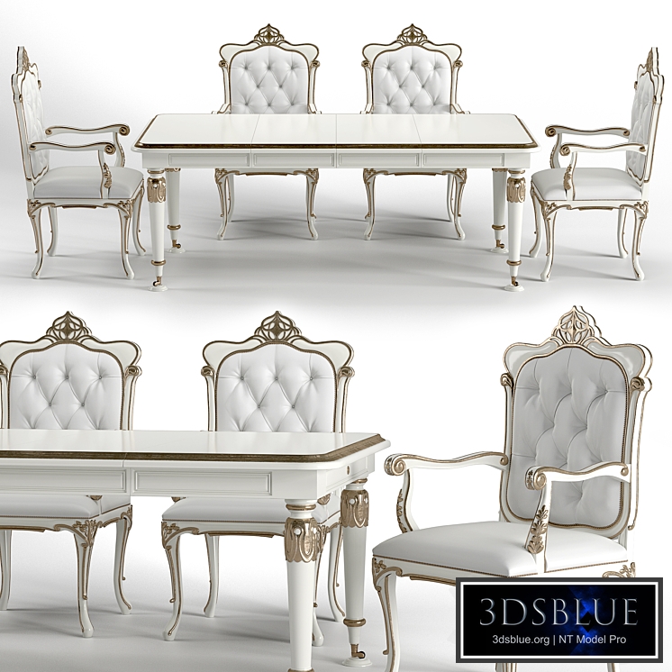 Camerin Capitonne Liberty Armchair and table