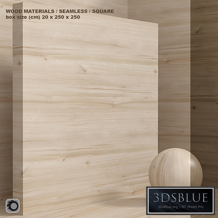 Wood / pine material (seamless) - set 77
