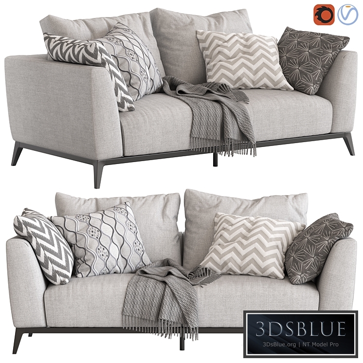 Flou Oliver Sofa type1