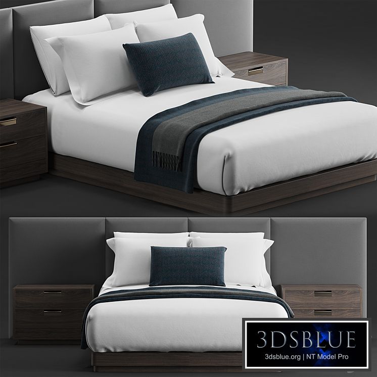 Bed for hotel guest room