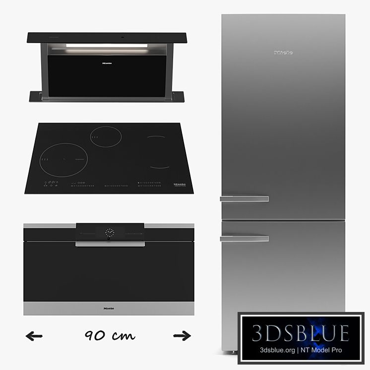 Set of household appliances Miele 01