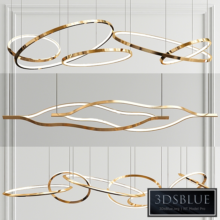 Ring & Henge Tepe Chandelier - 3 type