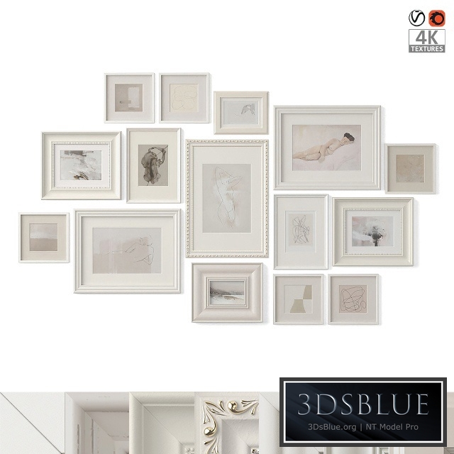 Paintings in classical frames