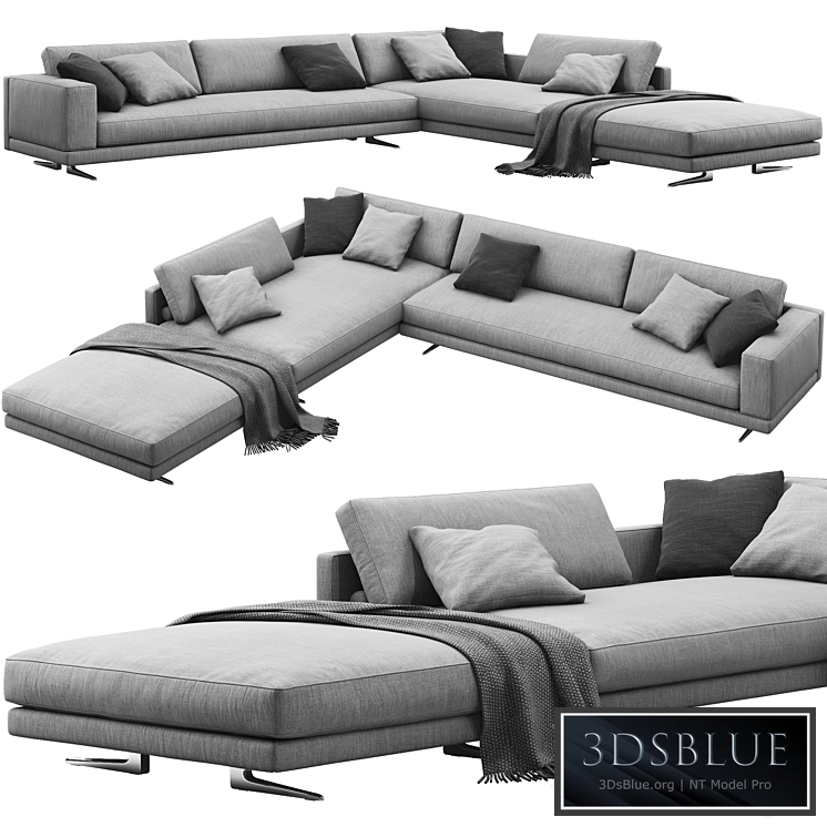 Poliform Mondrian corner sofa