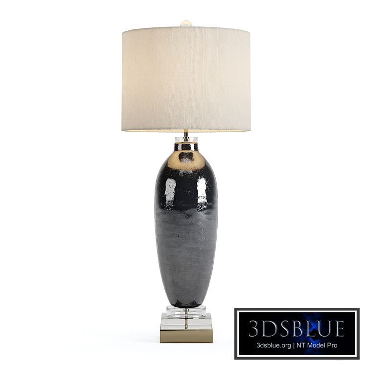 John Richard - Smoky Blue Slender Table Lamp