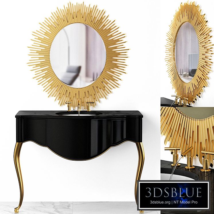 Art deco bathroom - luks marbella