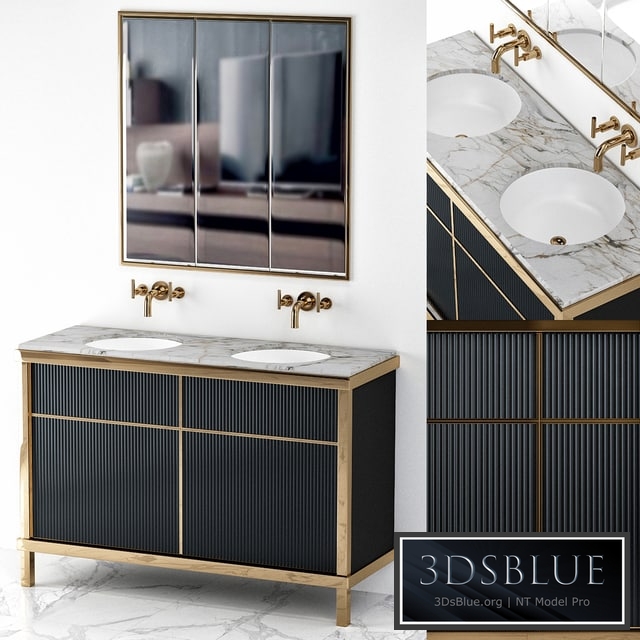 Art Deco Modern Bathroom