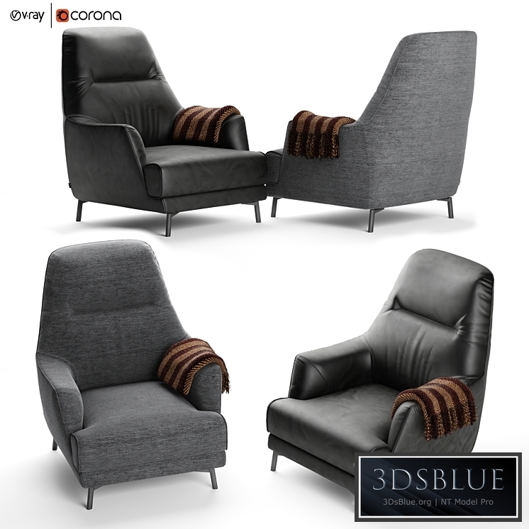 Leyra Armchair Natuzzi Italia