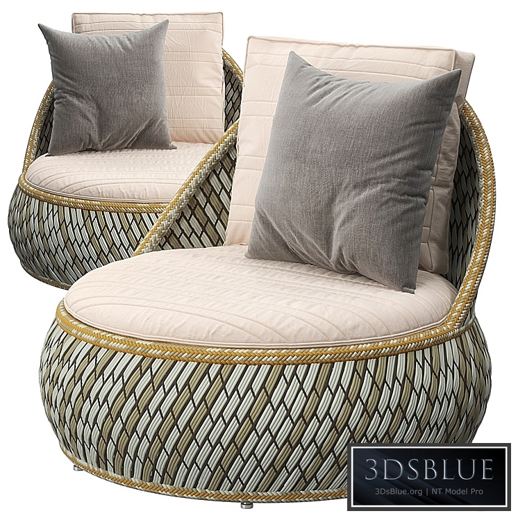 Dala lounge chair by Dedon