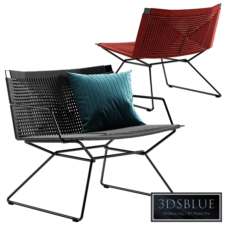 MDF Italia Neil Twist armchair