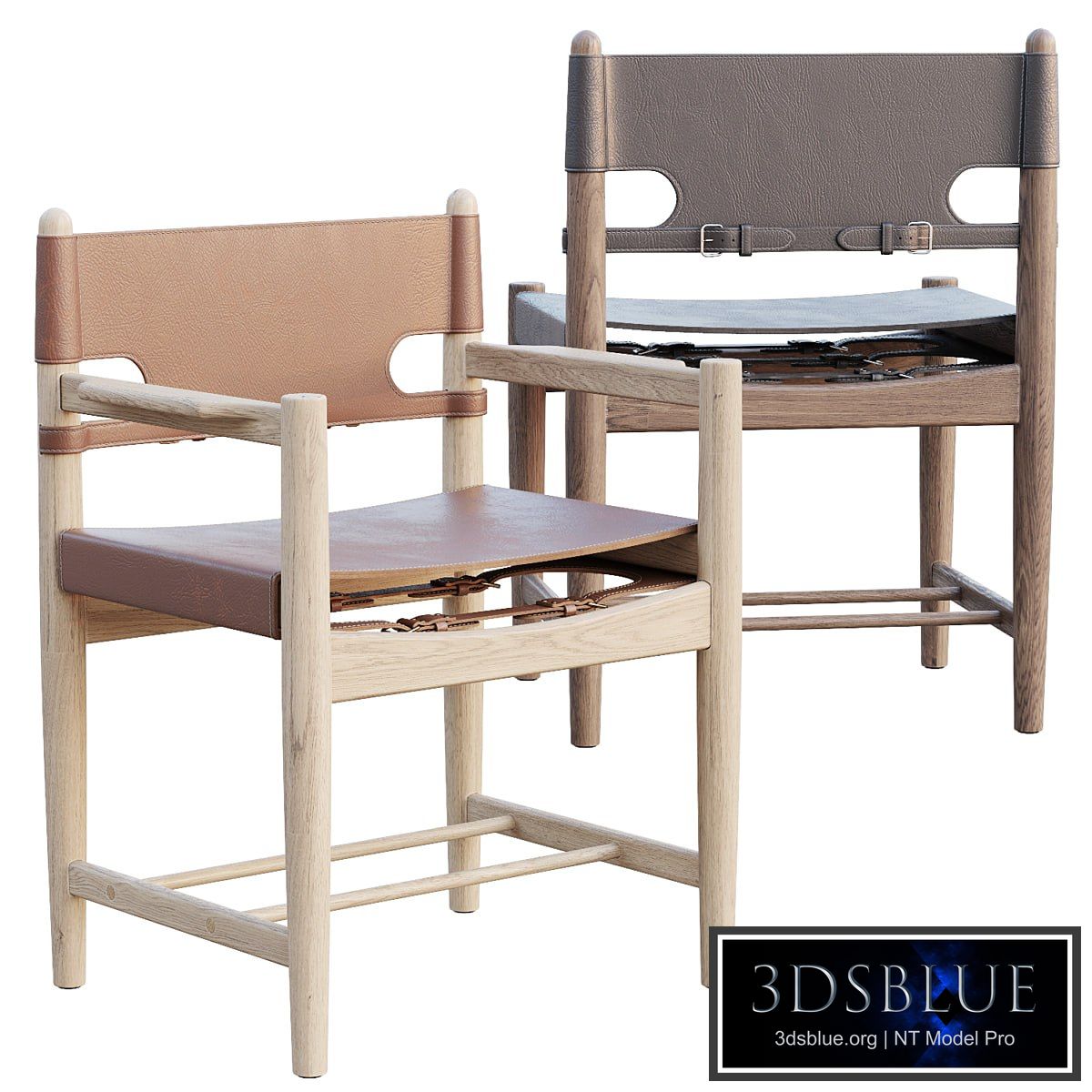 AVE Spanish Dining Armchair 3237 by Borge Mogensen