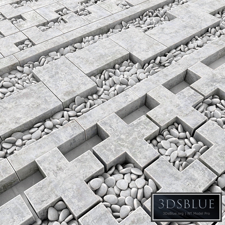 Concrete border construction